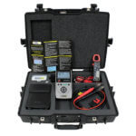 Eagle Eye Power Solutions Ibex-ultra battery testing hard case kit, opened and displaying kit contents