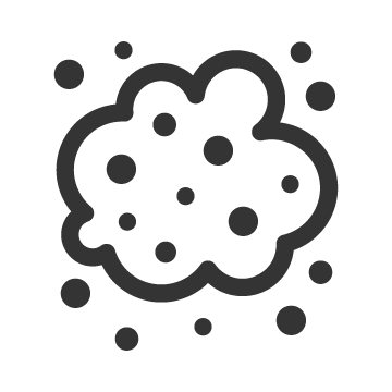 Dust cloud icon