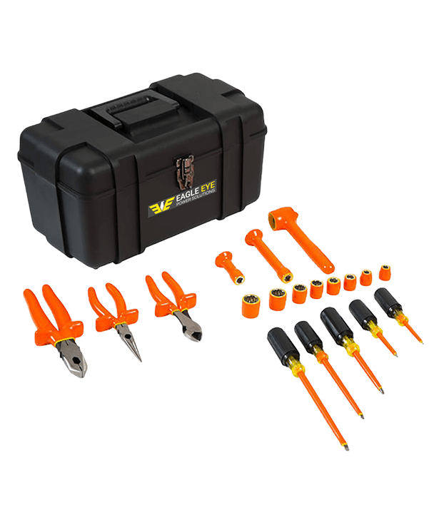 Display of Eagle Eye Power Solutions Insulated Battery Tools kit