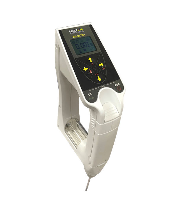 Eagle Eye Power Solutions SG-Ultra digital hydrometer and portable density meter.