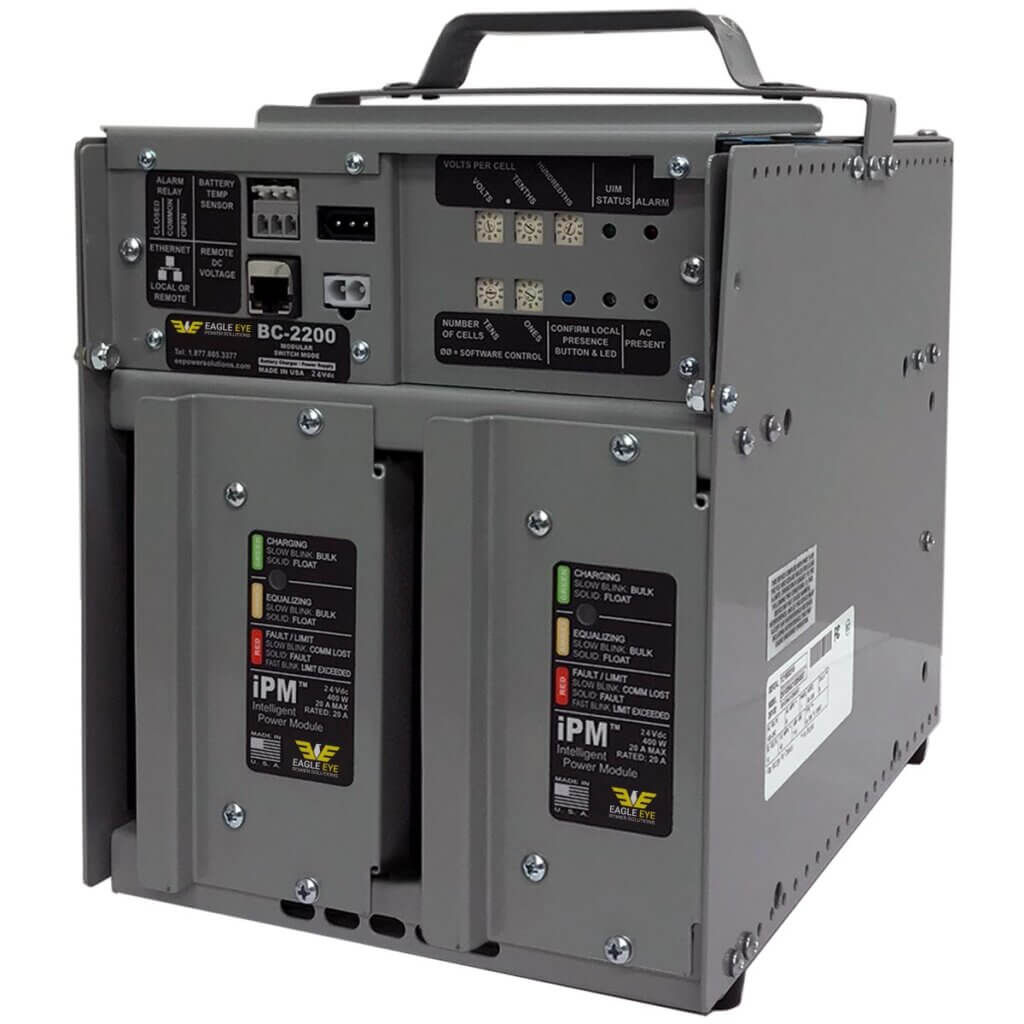 BC-2200 Charger – 24V, Two Bay, Two IPMs
