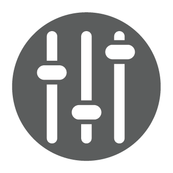 Icon of programming test parameters.