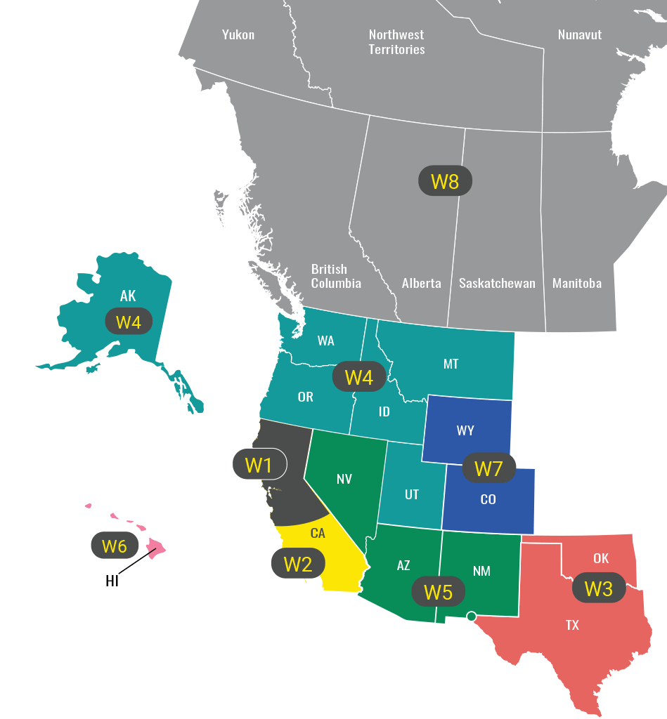 Eagle Eye Power Solutions' Western Region Sales Territory