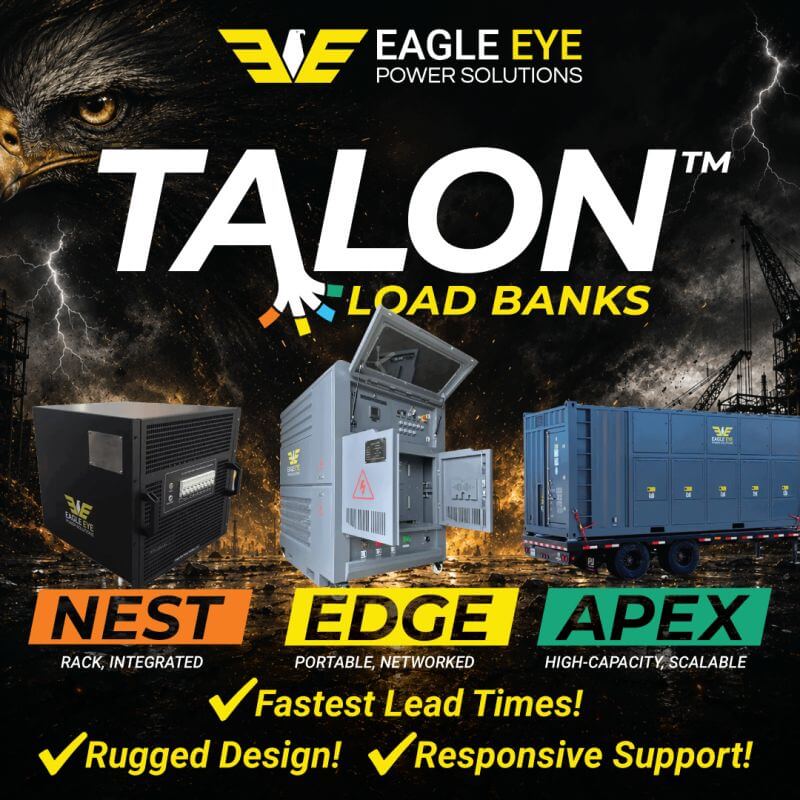 Eagle Eye Power Solutions TALON AC Load Banks overview